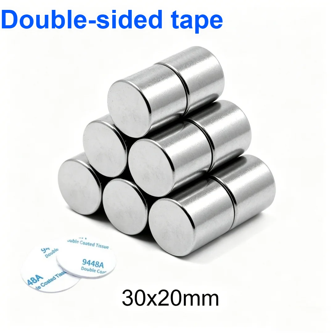 30x20 mm Strong Cylinder Magnet 40x30 mm Round Magnets 40x20mm For Home Refrigerators, Offices DIY 30*20 mm 20x20 20x30 30x30