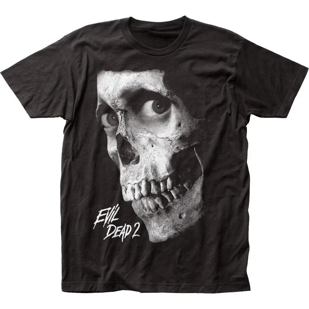 

Evil Dead 2 Black & White Poster T Shirt Mens Licensed Pop Culture Movie Black