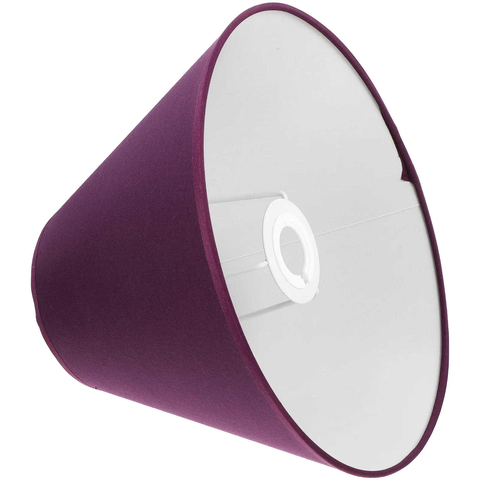 

E27 Fabric Lamp Shades Purple Table Floor Bedside Shade 15cm Cloth Lighting Accessories Home Hotel Decor Simple Replacement