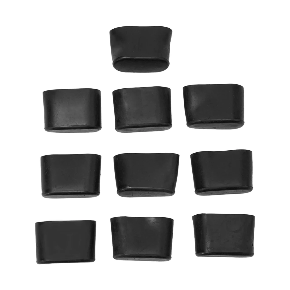 Oval Covers Chair Leg Cap 10Pcs For Outdoor Furniture Table Feet Floor Protectors Home Supplies Office Patio Practical