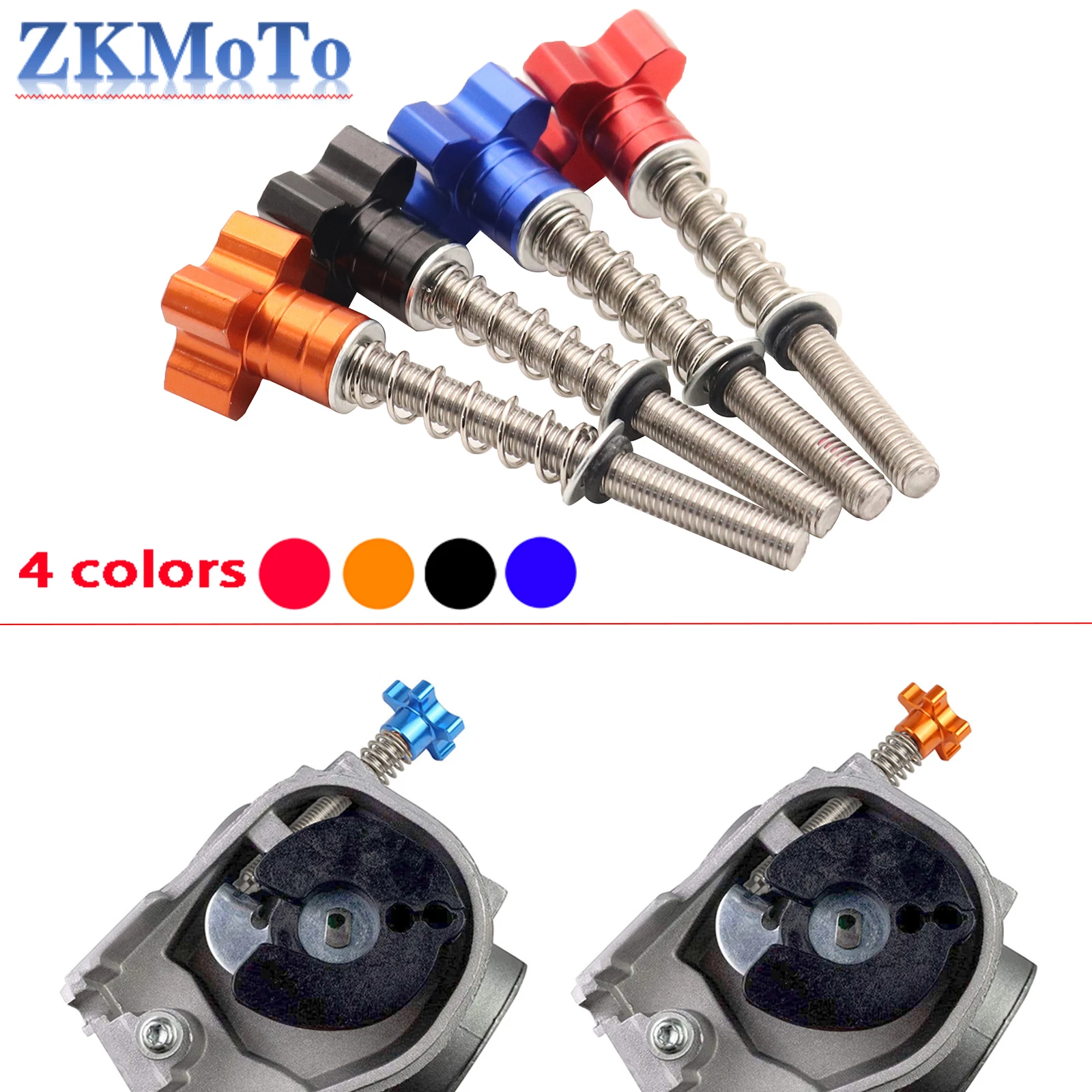 Motocross CNC Fuel Idle Speed Adjuster Screw For Husqvarna TE250i TE300i TX300i TE150i For KTM EXC XCW TPI 150 250 300 Parts