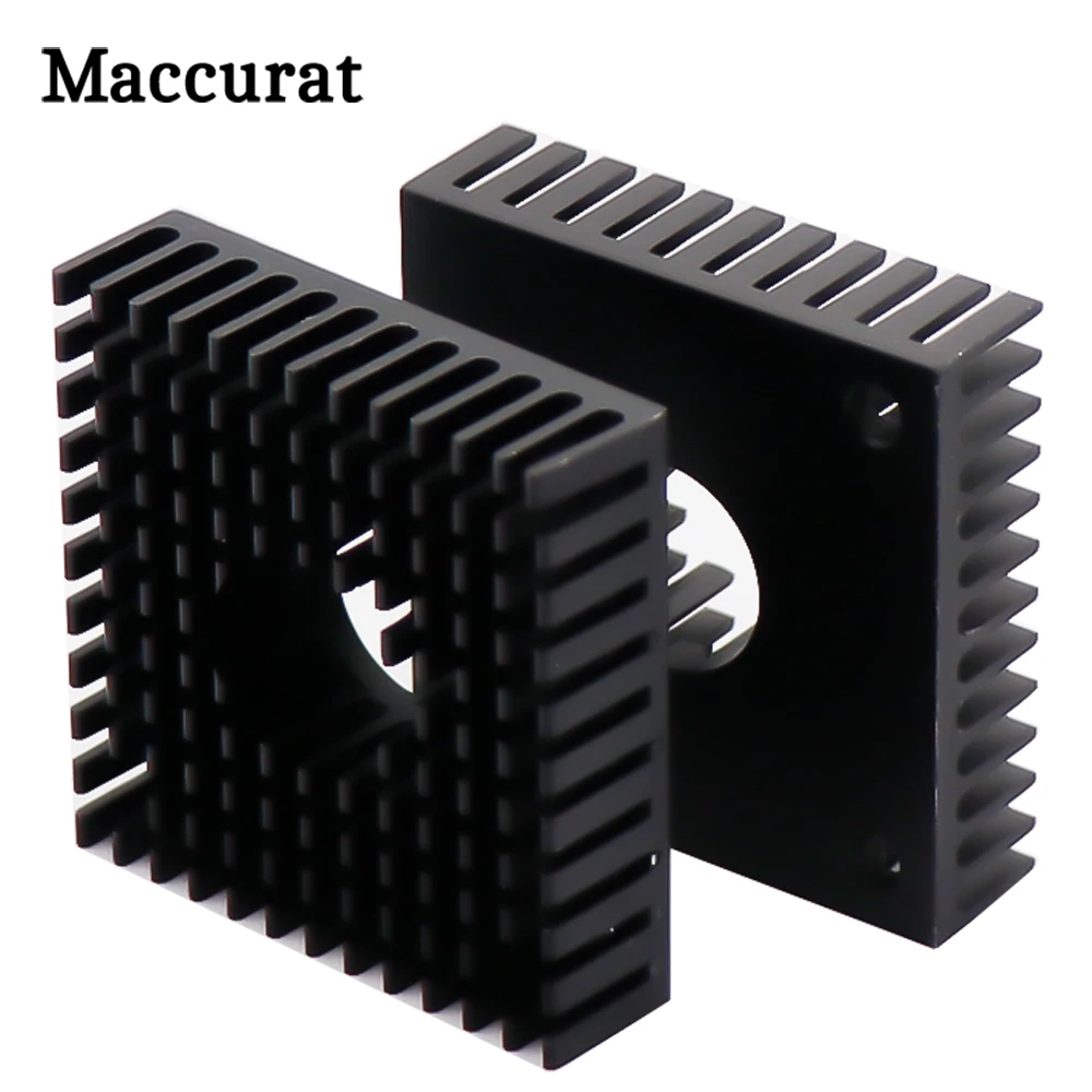 MK7 MK8 Heat Sink 3D Printers Parts 40mm*40mm*11mm Black Heatsink 40x40x11mm Accessories Aluminum Alloy Cooling Fins Sinks Part