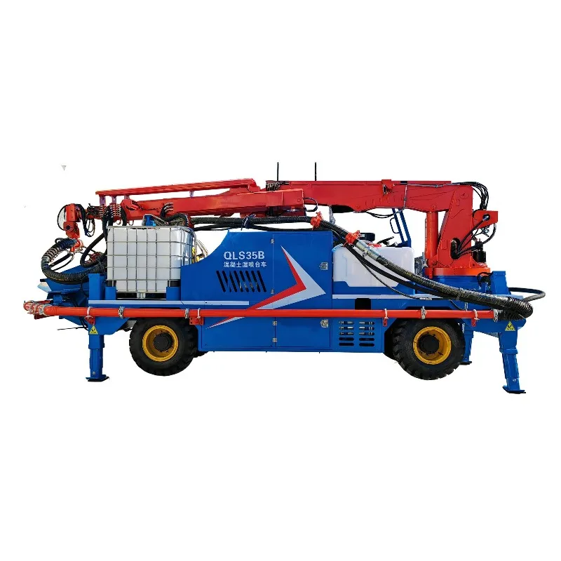 Concrete Shotcrete Machine Fast-Operation Wet Shotcrete Machine With Telescopic Boom And Wireless Remote For Tunnel Construction