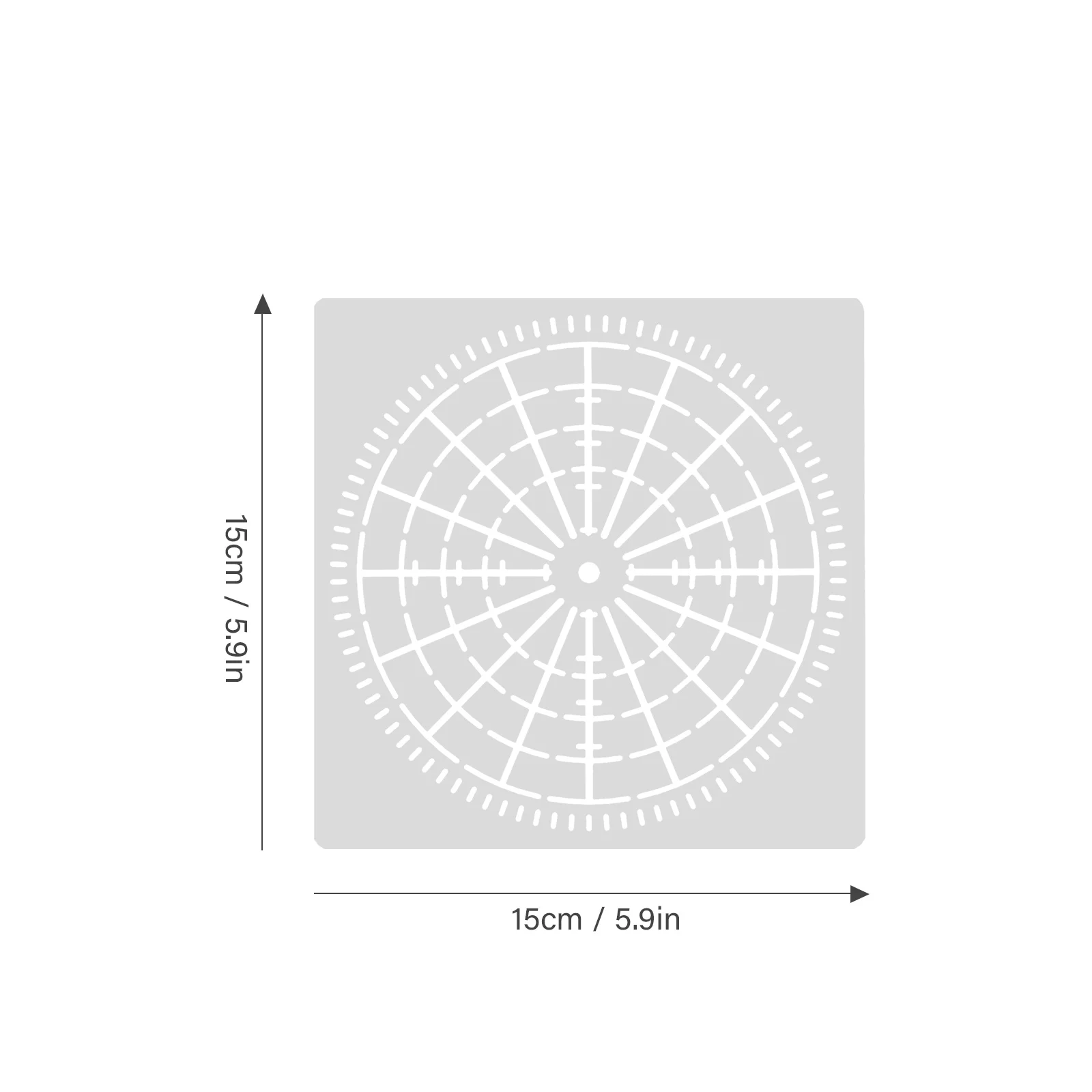 Delicate conveniente Dot Stencils, Modelos DIY, Abastecimento