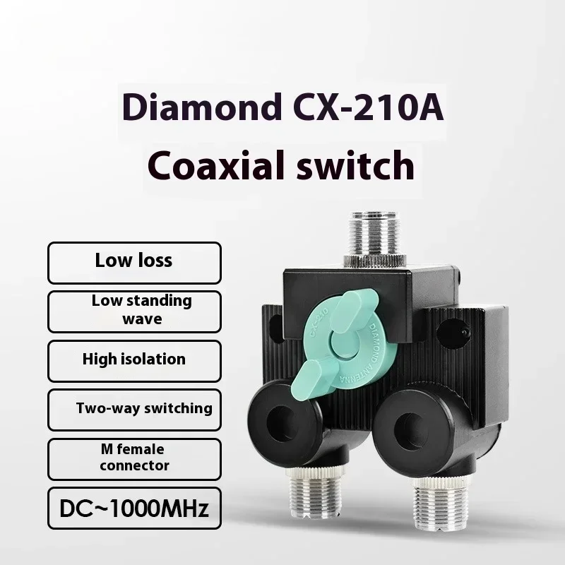 New  Diamond CX210A One-to-two Antenna Coaxial Switch Low-loss One-to-two Switching Switch