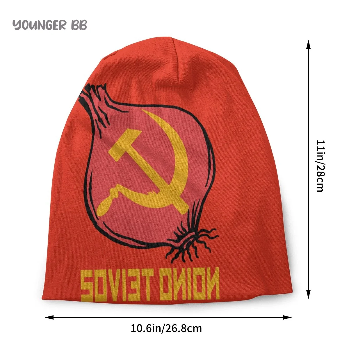 Bonnet Hats  Marxism  CCCP Soviet Union Men Women's Knitting Hat Soviet Onion Winter Warm Cap Beanies Thermal Elastic Caps