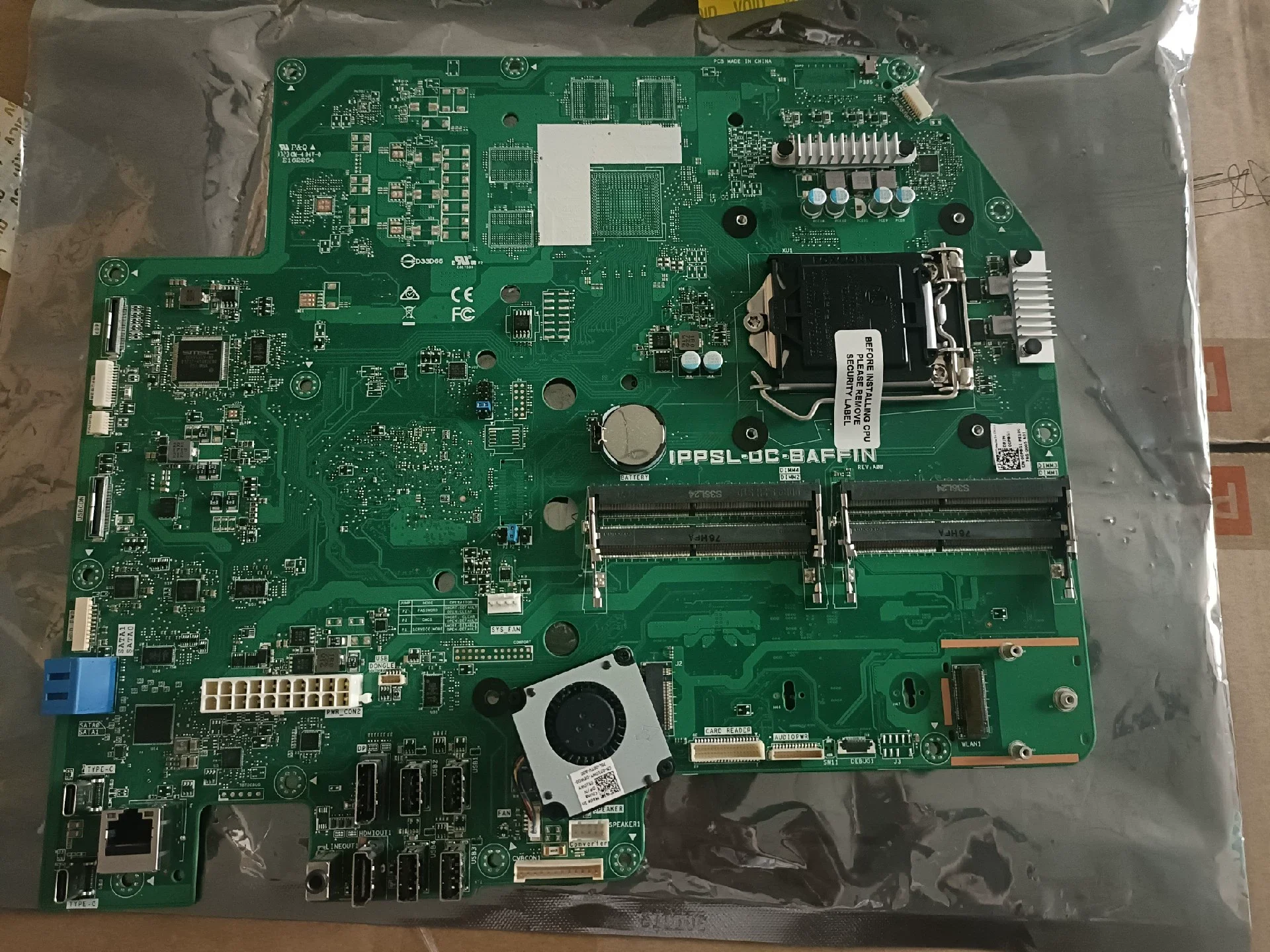 

Suitable for Dell 5720 All-in-One motherboard IPPSL-DC-BAFFIN CN-00P8G1 0P8G1 Mainboard 100% tested fully work