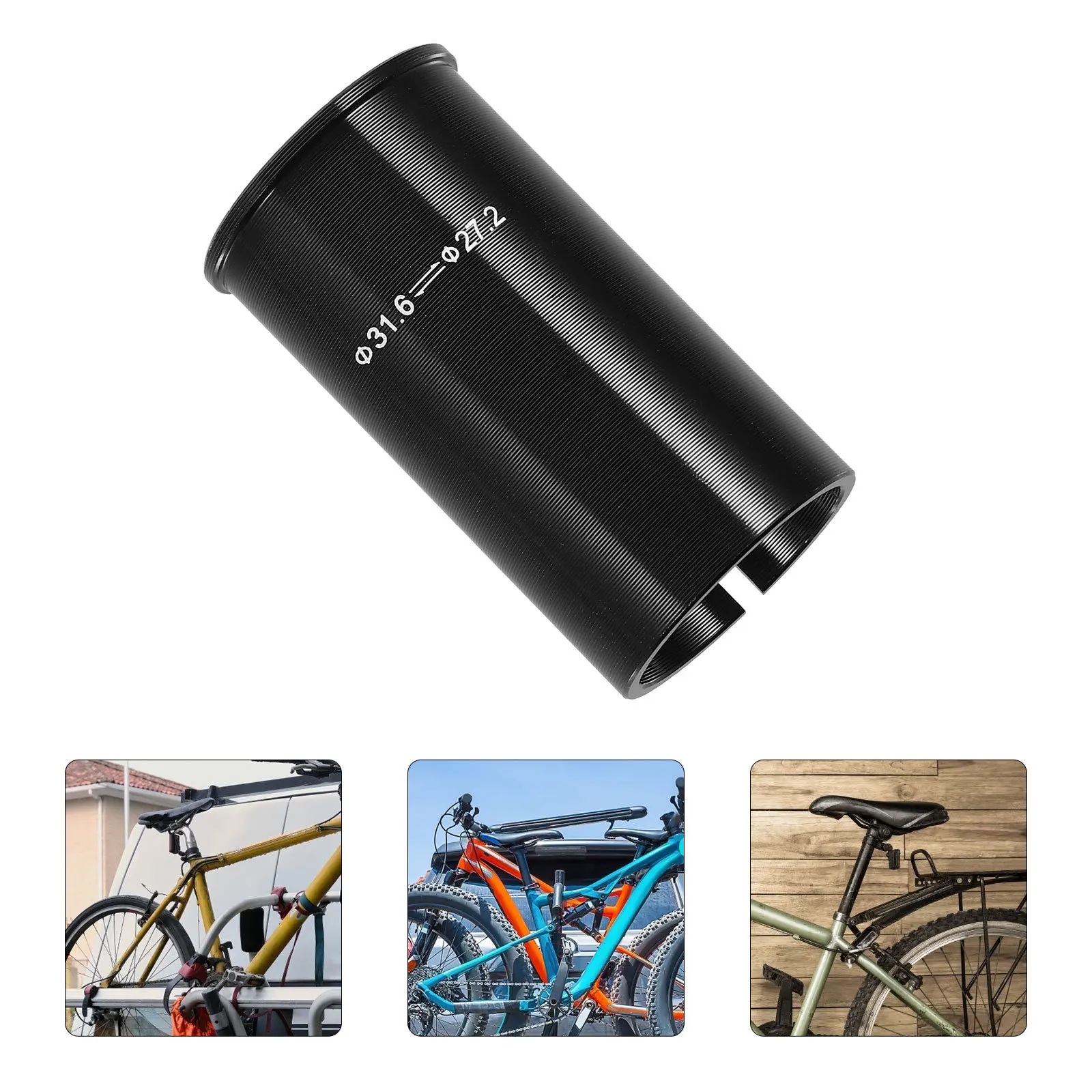 

Aluminum Alloy Bike Post Adapter Shim Seat Tube Reducer Sleeve Mountain Bike Replacement Part Lightweight Rustproof Durable