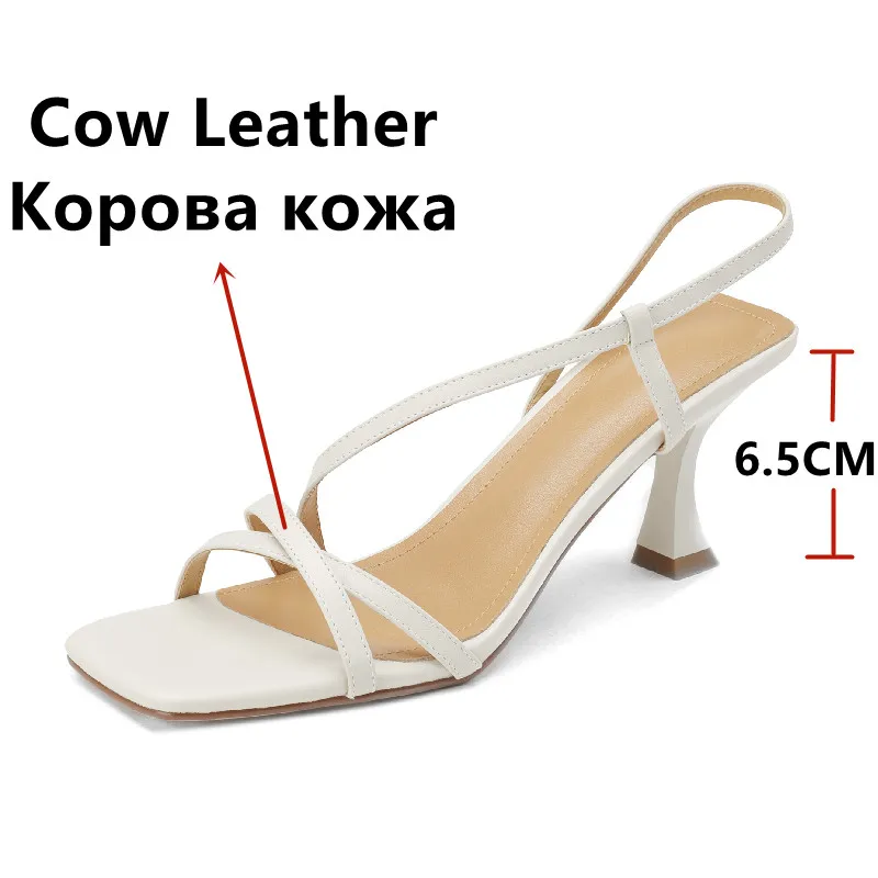 FEDONAS 2025 Women Sandals Fashion Thin Strap Genuine Leather Thin Heels Shoes Woman Summer Party Prom Wedding New Arrival Pumps