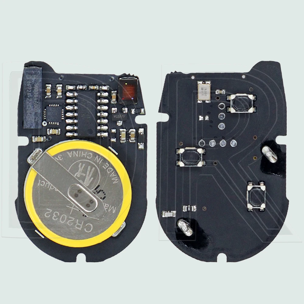 DR Rechargable Battery 6C1T15K601AG 6CIT15K601 4D63 Chip 433MHz Car Remote Control Key For Ford Transit VM WM 2006-2014