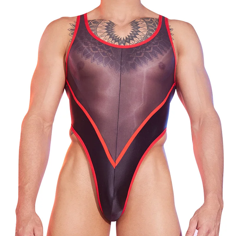 

New Men's Slim Fit Breathable Sexy Onesie Spicy Erotic Underwear Comfortable Sensual Suit for Special Occasions
