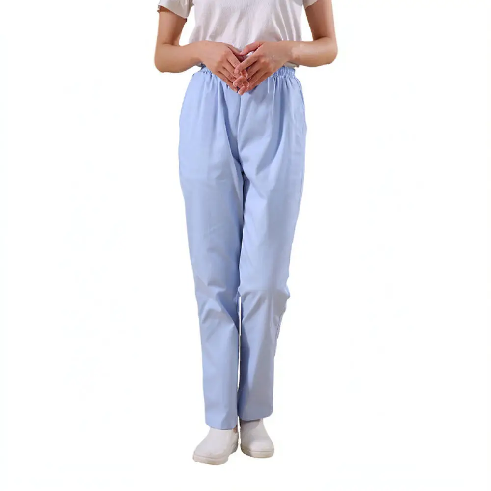 Comfortable Medical Scrub Pants Breathable Nursing Trousers Elastic Hospital Uniforms Unisex Work Wear Professional Bottoms