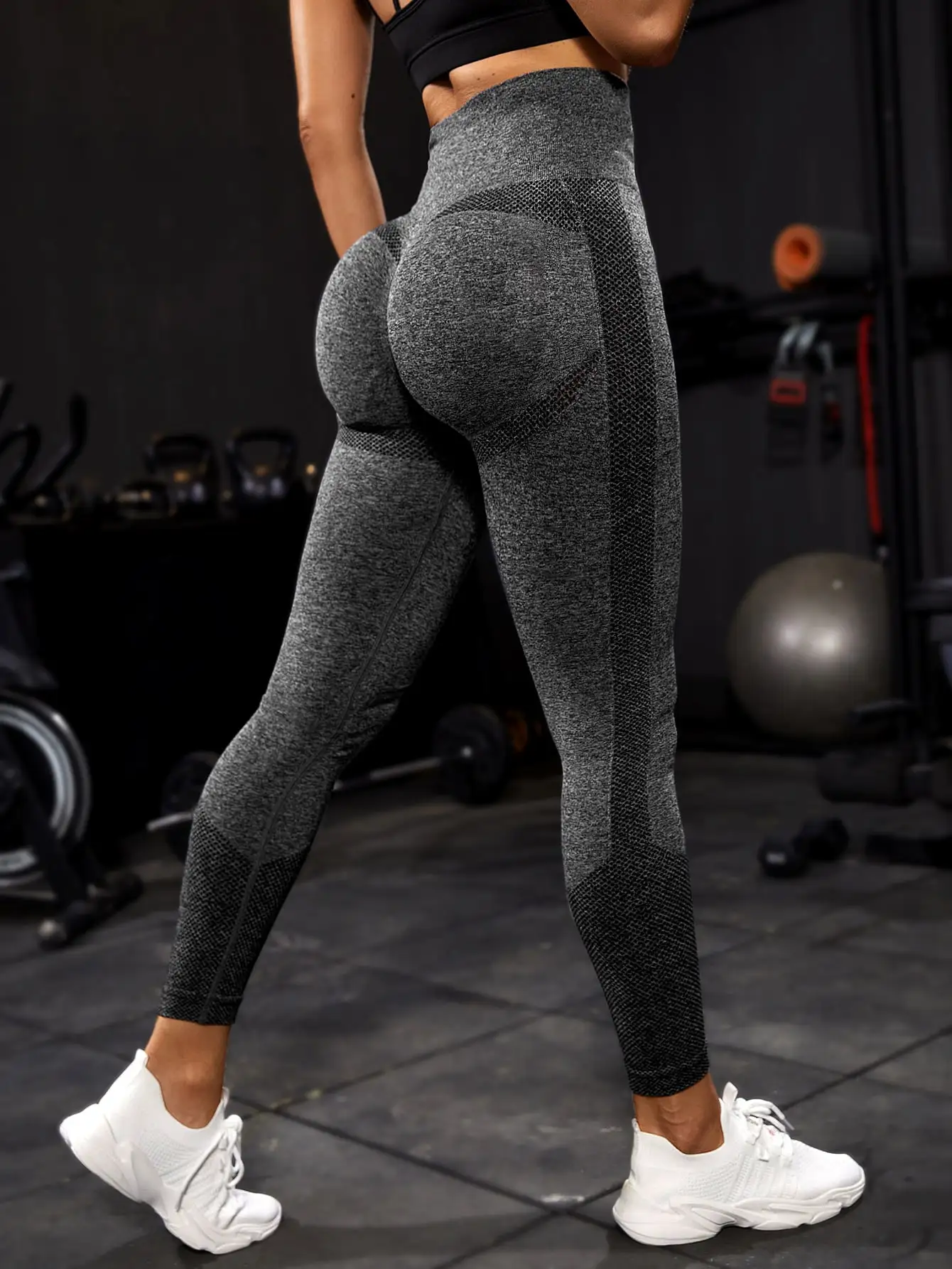 Joga Sport Kobiety Fitness Bezszwowe Legginsy Treningowe Moda Push Up Legginsy Siłownia Kobiety Spodnie