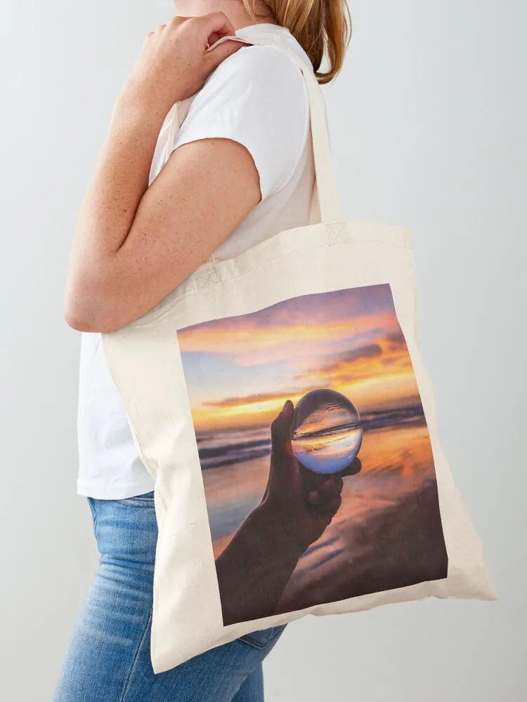

Sunset World Tote Bag the tote canvas university Customizable