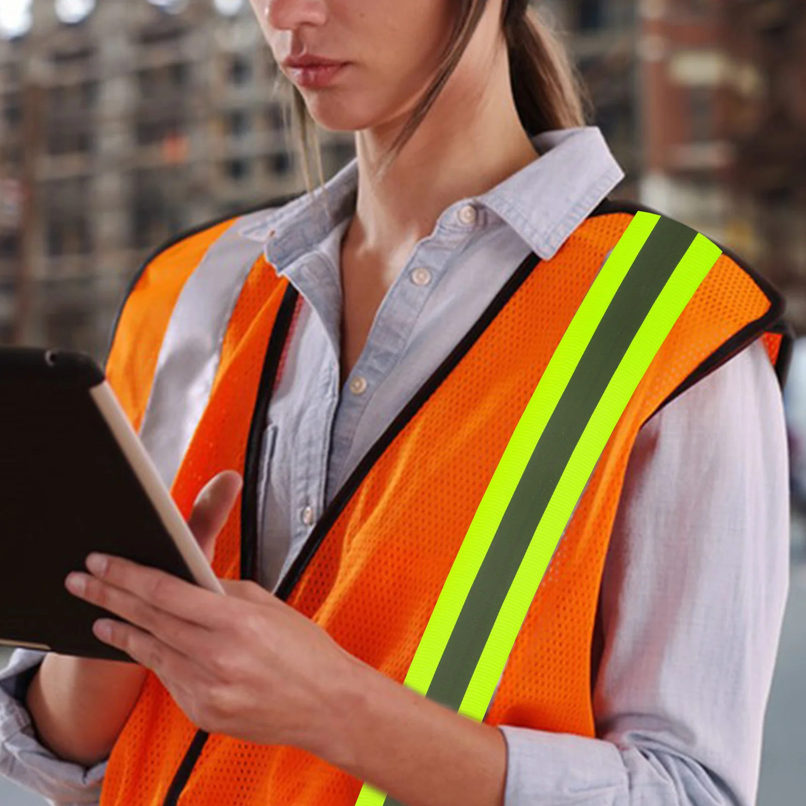 1 Roll High Visibility Reflective Tape Safety Warning Strip For Outdoor Steps Clothing Emergency Gear Safety