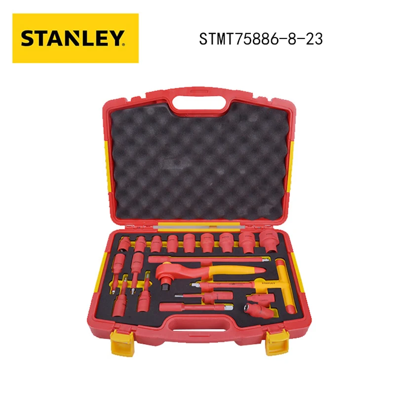 Stanley STMT75886-8-23 Ratchet Wrench Socket Insulation Tool Set Electronic and Electrical Set Wrench 20pcs