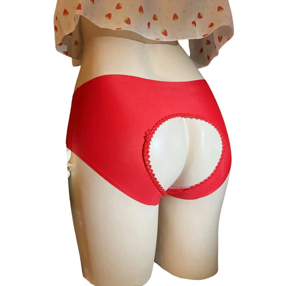 

Men Ice Silk Smooth T-Back Seamless Briefs Sissy Trunks Transgender Underwear Erotic Japanese Panties Lingeries Men Underpants