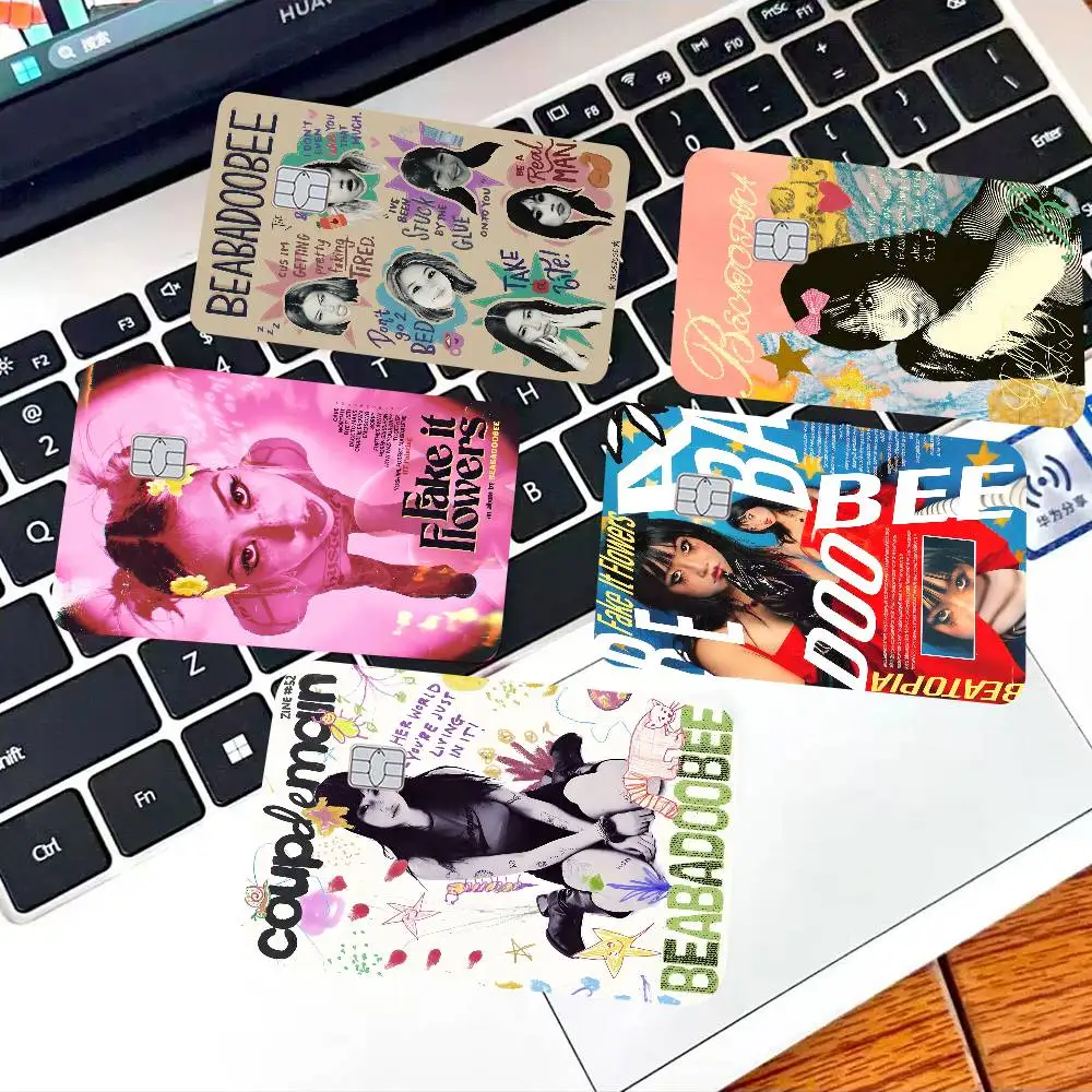 

Singer Beabadoobee Movie Anime Young Creidt Card Debit Card Sticker Film Case Front Tape For Small Big Chip No Chip