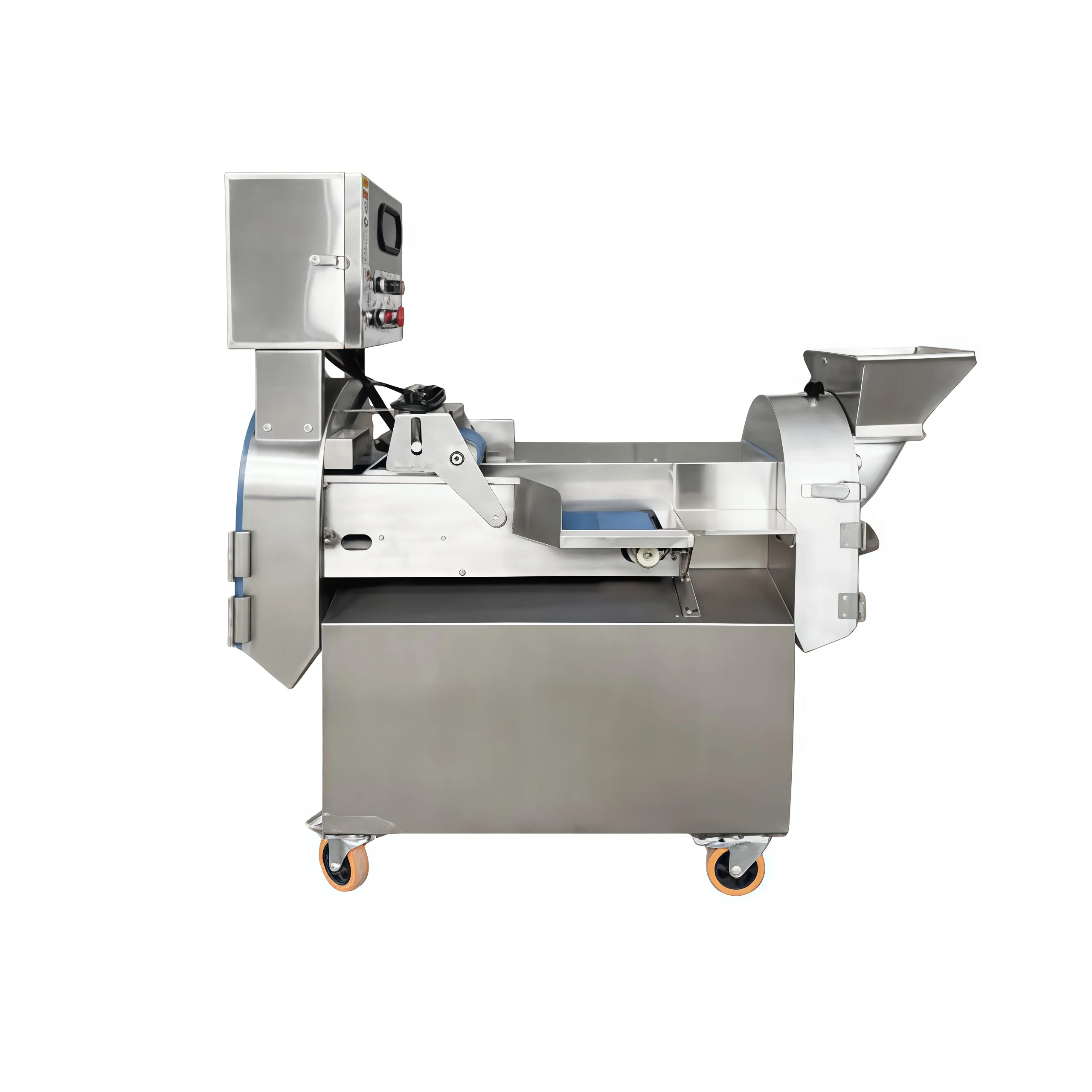 

Double Head Onion Dicer Machine Fruit Vegetable Cube Cutting Machines Vegetable Shreds Slices Machine