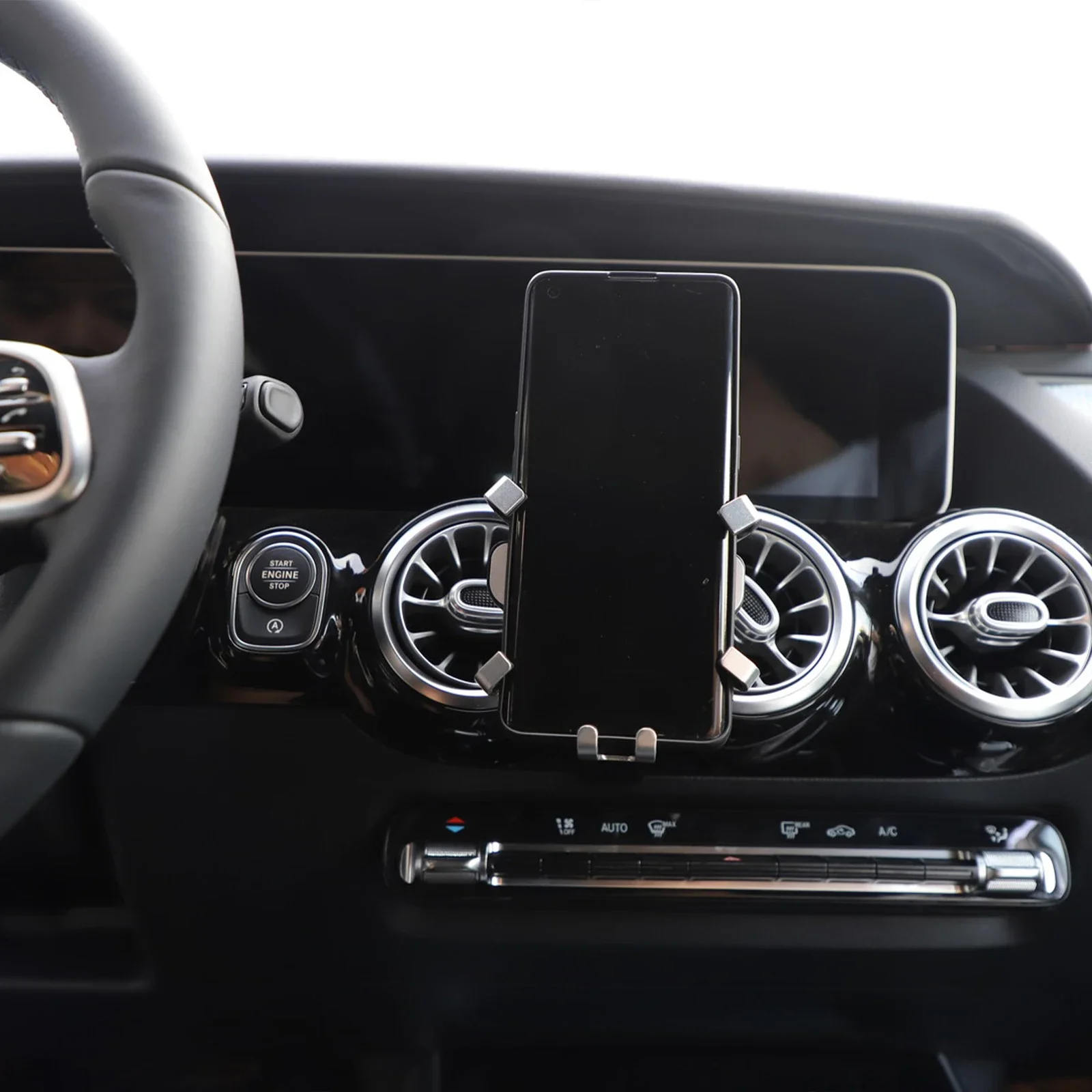 حامل هاتف السيارة المحمول لمرسيدس بنز EQA الفئة B GLA H234 2020 ~ 2025 اكسسوارات GPS قوس الملاحة حامل السيارات