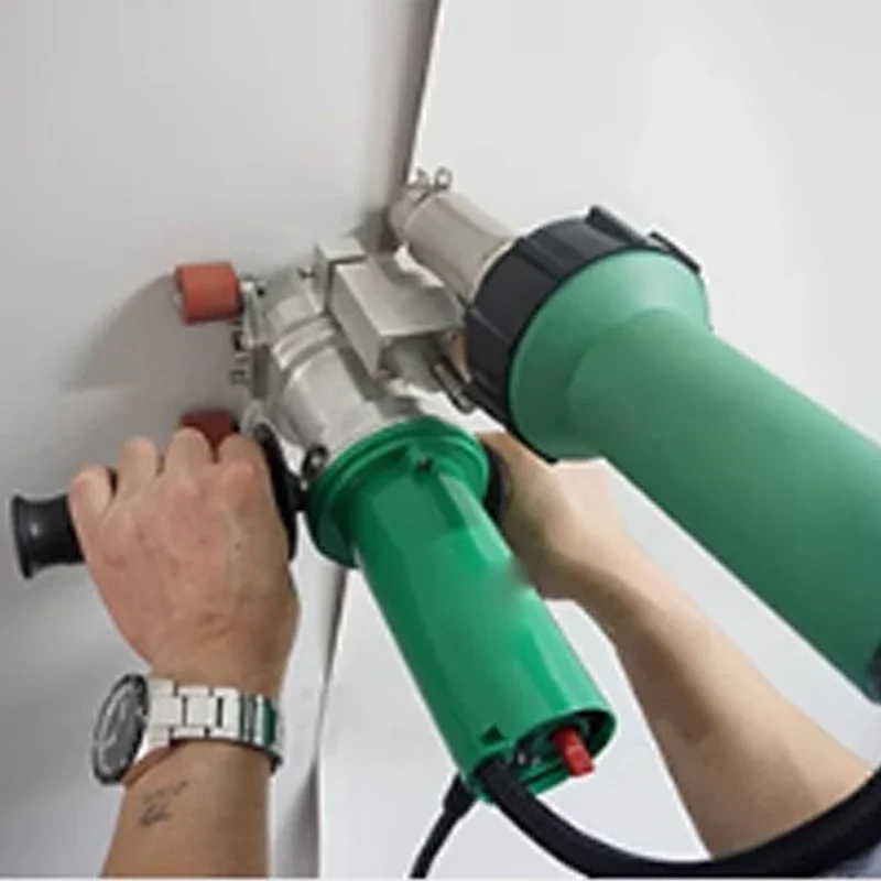 LST-TAC 1700W Semi-Automatic Hot Air Welder Handheld Waterproof Membrane Facade TPO Wall  PVC Edge Hot Melt Welding Machine