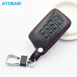 ATOBABI Leather Car Key Case For Lexus ES350 ES300h GS350 IS200T IS300 LX570 NX200 RC300 RX350 4 Buttons Smart Remote Fobs Cover