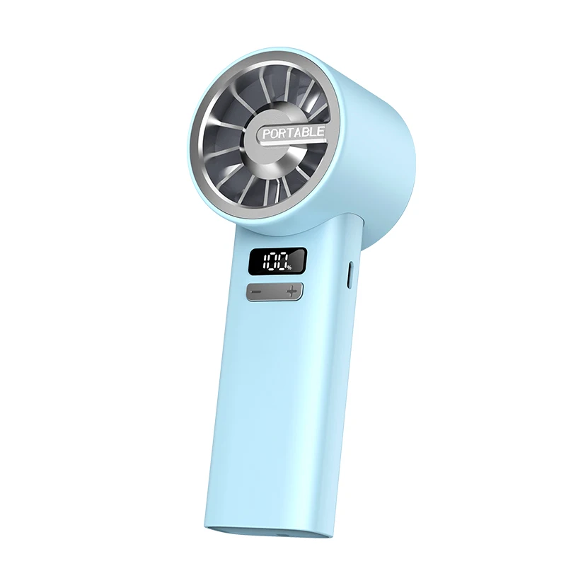 

New Portable USB Mini Fan Bladeless Leafless Design Air Cooler Lithium Battery Rechargeable Handheld Painted for New