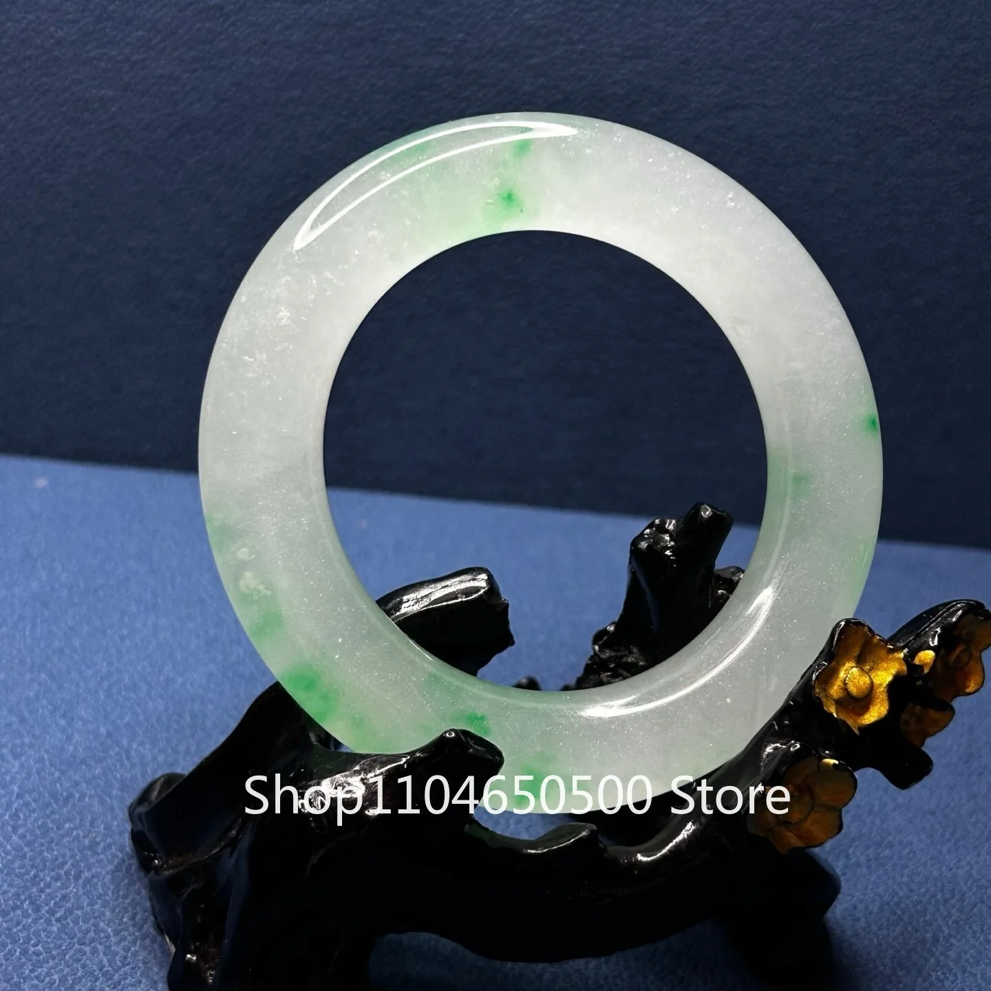 

Сертифицированные браслеты из натурального ледяного белого и зеленого бирманского нефрита, жадеитовый браслет 60 мм