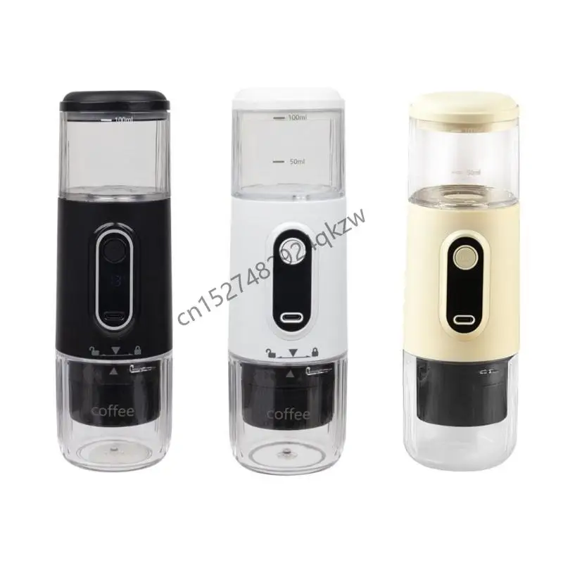 R9CD ذكي محمولة إسبرسو القهوة صانع القهوة التخييم لسهولة التخمير للمكتب المنزلي أو أثناء السفر