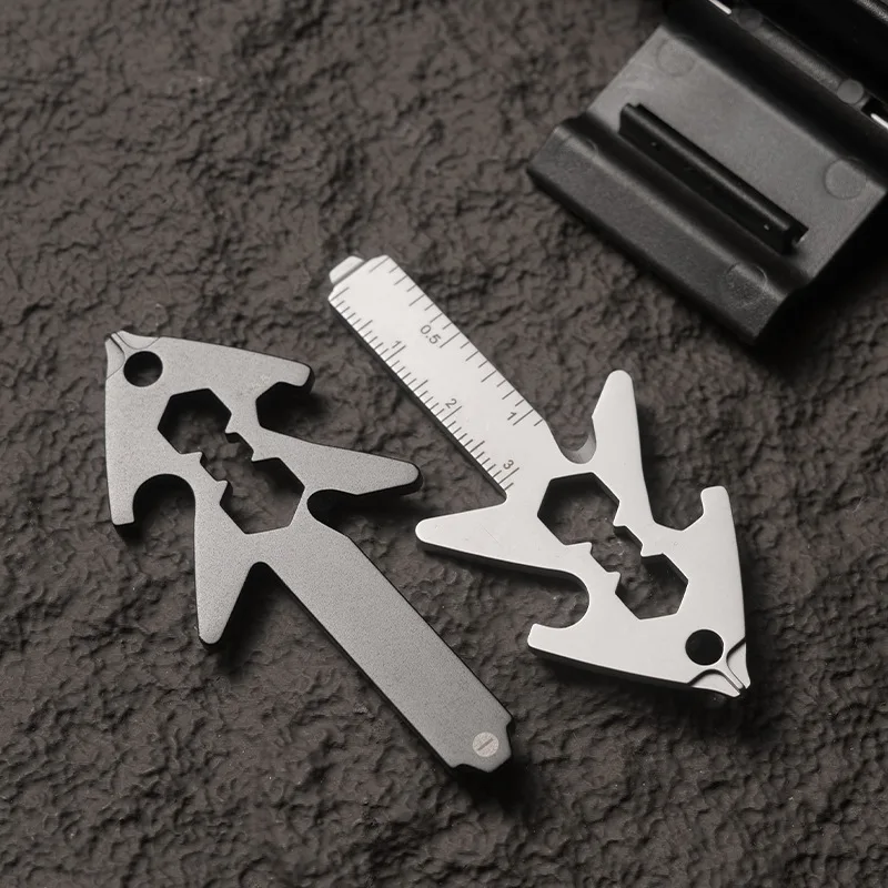 Outdoor Portable Petite Pocket Tool Card Multi Function Portable Gift Bottle Opener Hardware Family Woodworking Hand Tool Kit