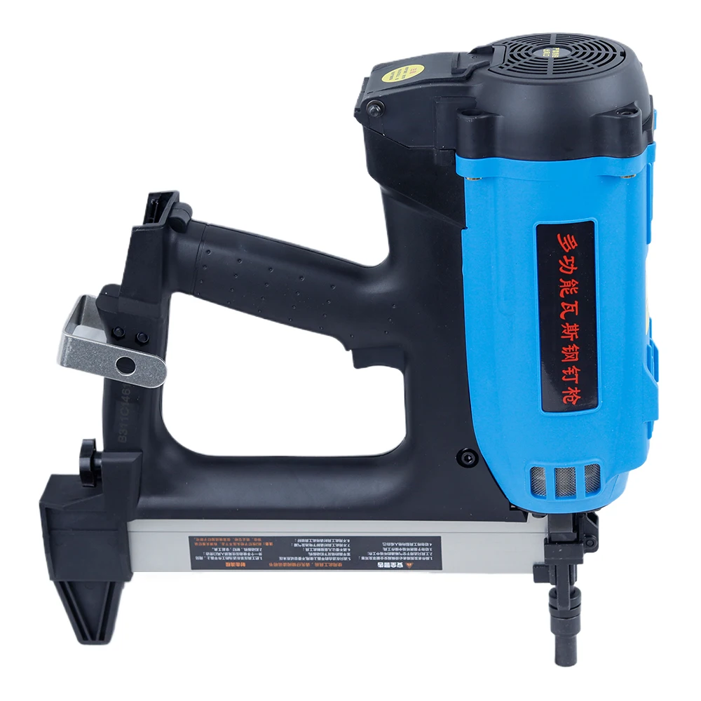 WSQ-01 Pneumatic Nail Gun Lithium Battery Gas Nail Gun Steel Air Stapler Pneumatic Tools For Frame And Trunking 220V