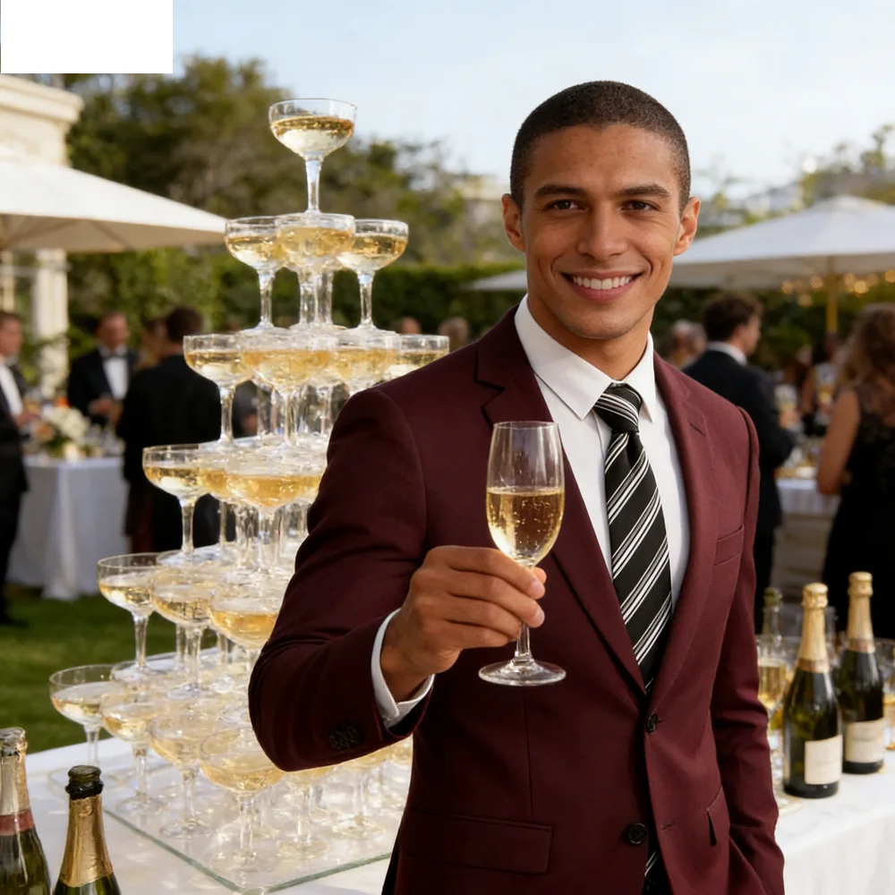 

Мужской смокинг для шаферов с заостренными лацканами, комплект из 2 предметов: пиджак на одной пуговице и брюки, модный официальный костюм