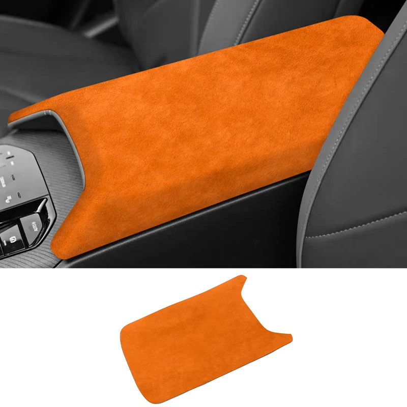

For BMW X3 G45 G48 (2025-) Car Armrest Box Center Console Lid Armrest Cover Accessories Suede Cover Sticker made of Alcantara
