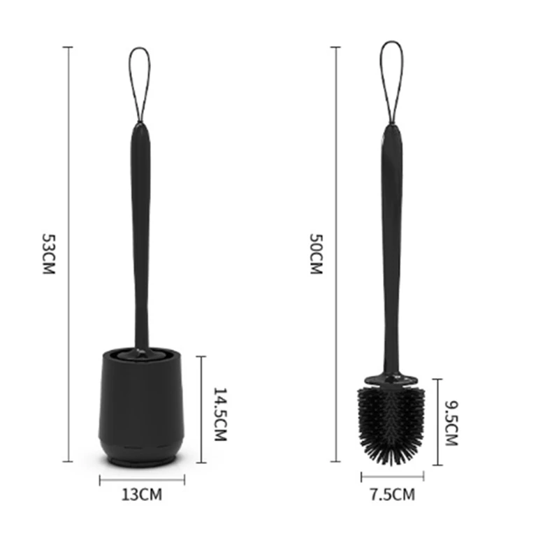 Cepillo de baño para baño, cabezal de cepillo suave sin ángulo muerto, cepillo de limpieza de suelo para el hogar, accesorios de baño