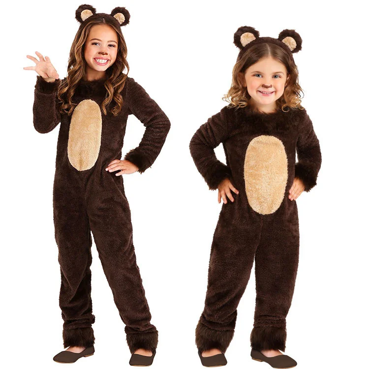 

Children's Bear Costume, Animals, Boys and Girls, Cosplay, Party, Performance Costume