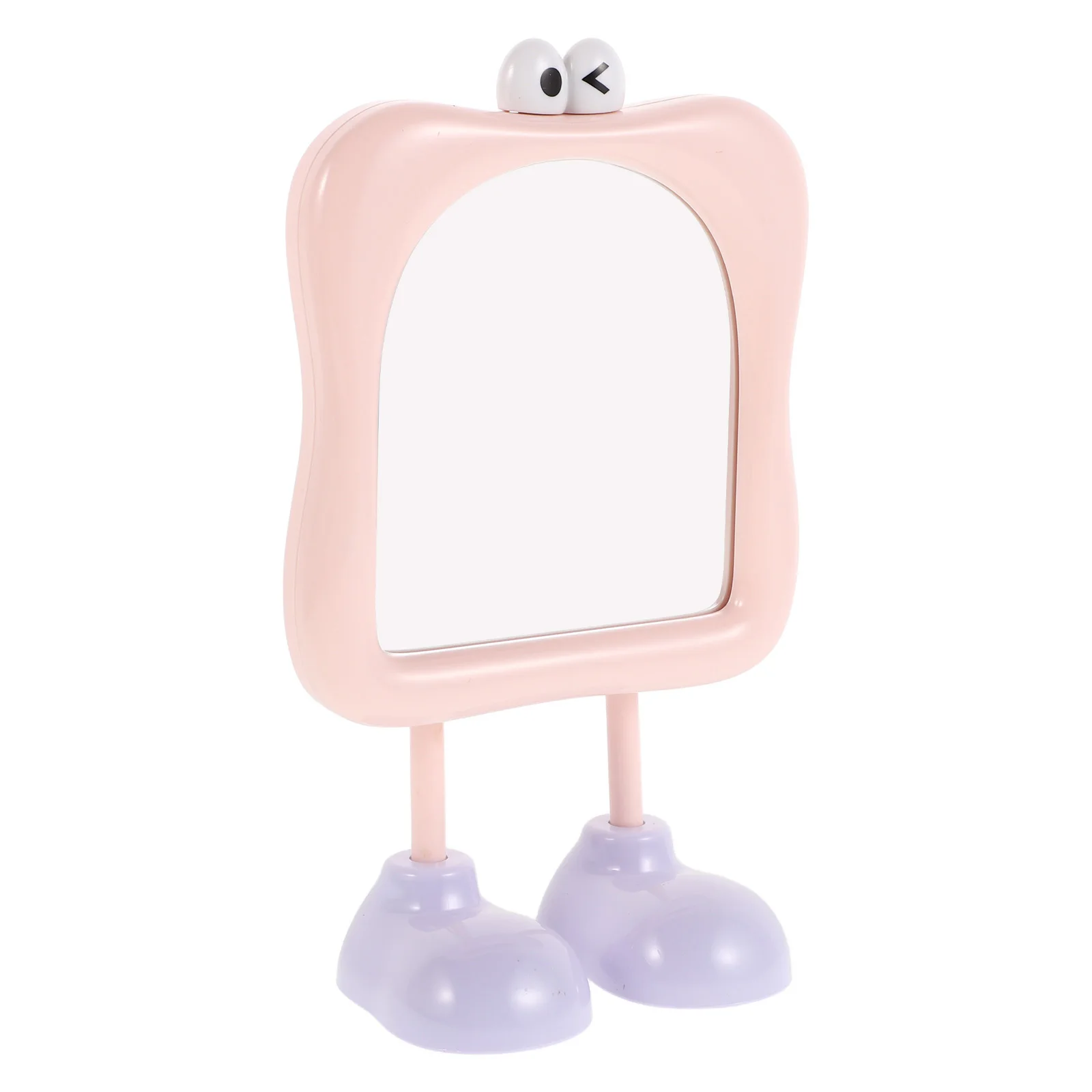 

Mini Desk Mirror for Kids Small Mirror Desktop Vanity for Home Office Rv Use Clear Reflection Stable Base