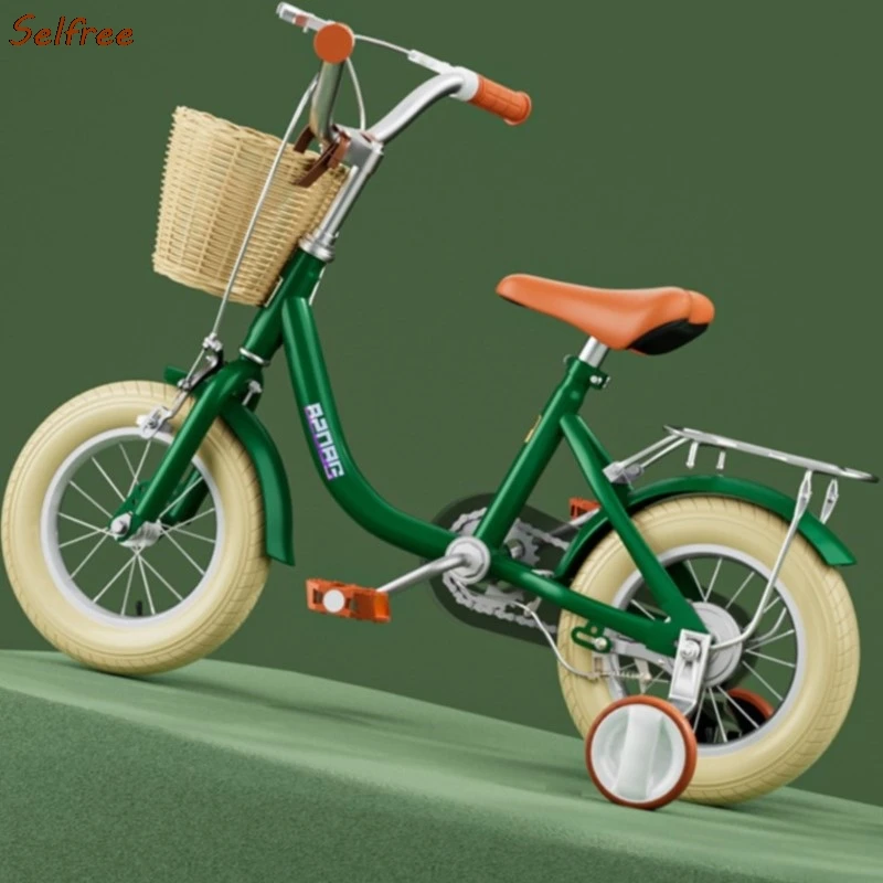 selfree Children's BicycleKids BicyclePedal BikeSingle Bike with Auxiliary Wheel fat bike super twitter kids bike bici corsa