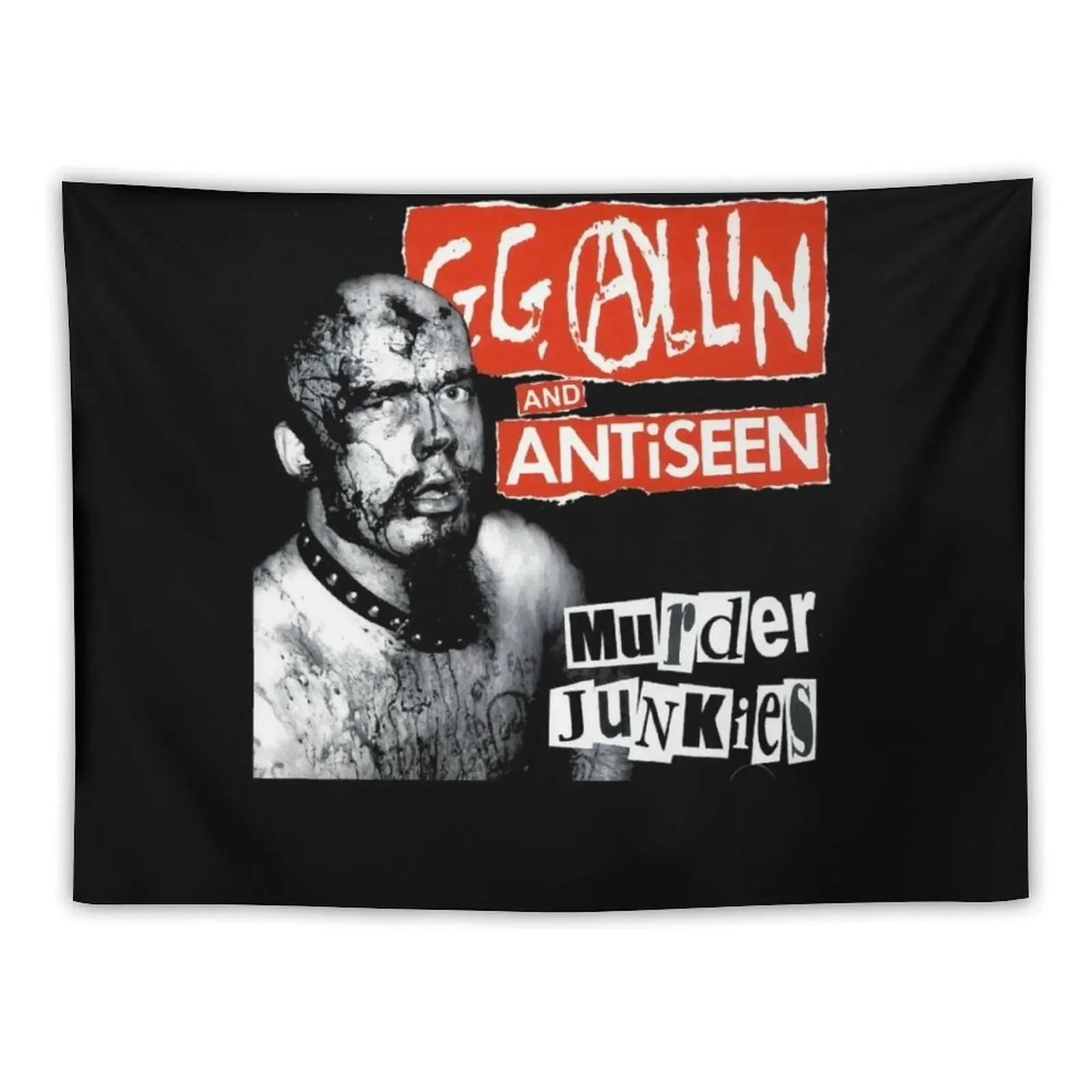 GG ALLIN (1) Tapestry Outdoor Decor On The Wall Room Decorations Aesthetic Tapestry