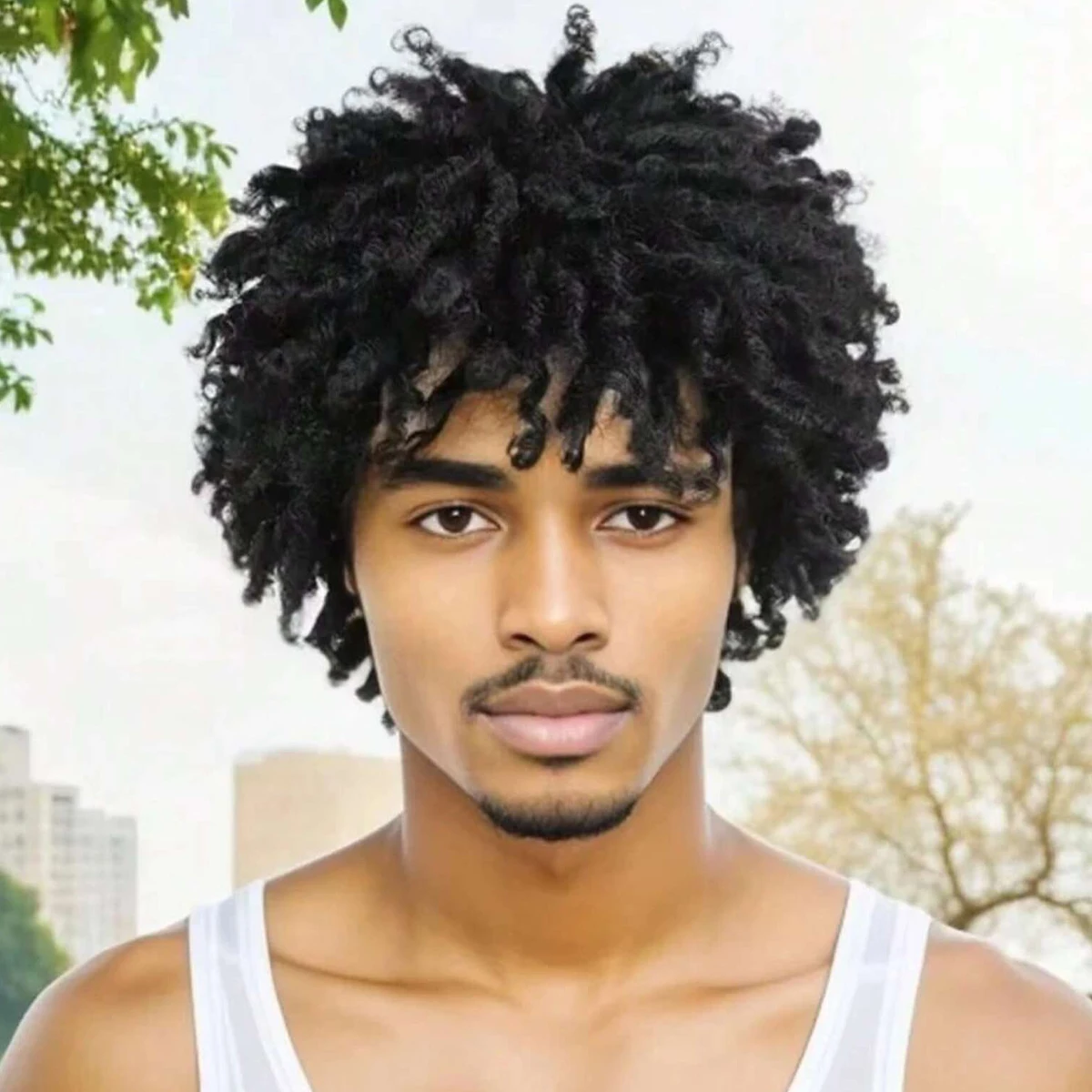 Short Braided Dreadlock Wig for Men