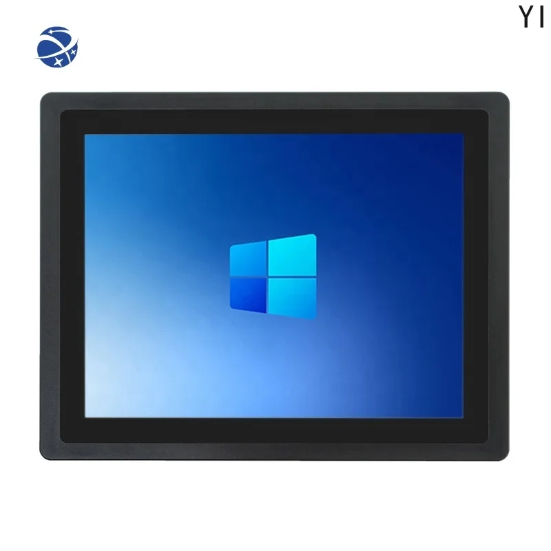 YYHC 19 Inch Industrial Touchscreen Android Panel All-in-One PC Kiosk Capacitive Touch Screen Linux I7/i5/i3 Stock