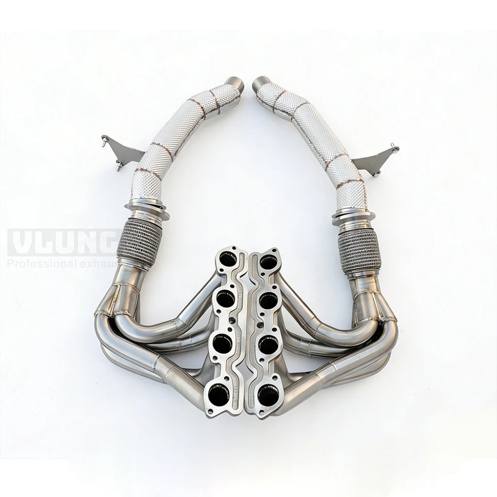 

Exhaust Manifold for 458 V8 4.5 2009-2015 Ss304 Manifold Equipped Insulation Downspout High-performance Header Manifold