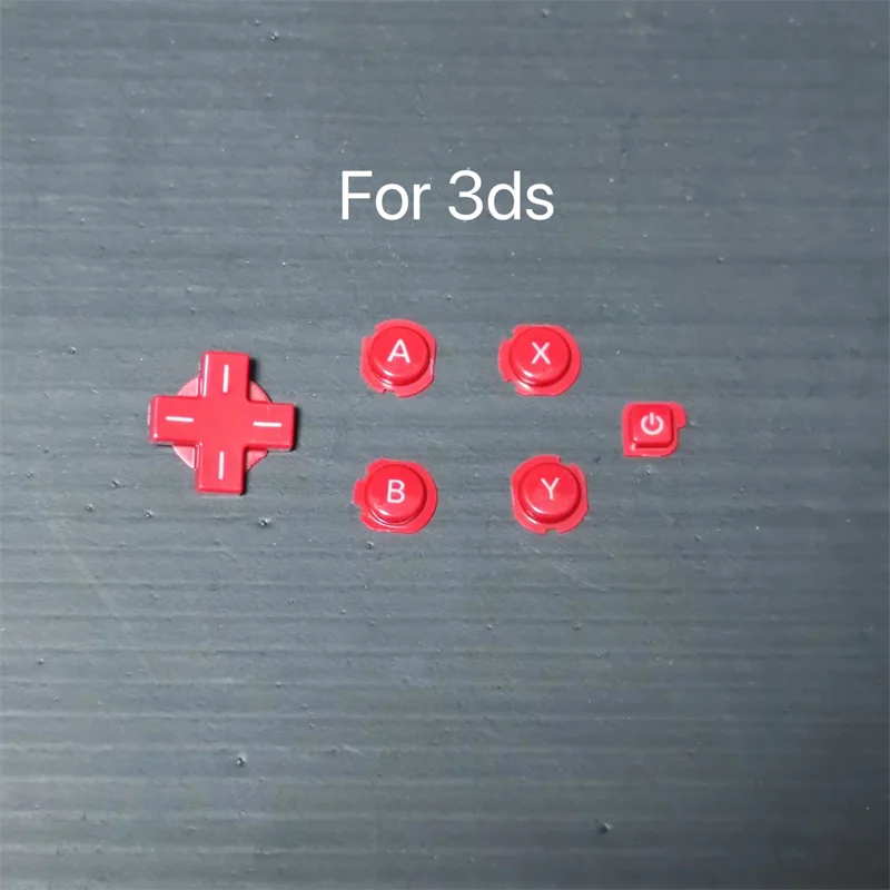 5 Pairs الأصلي الجديد ل 3DS اتجاه زر D الوسادة ABXY مجموعة زر الطاقة ل 3ds القديمة الصغيرة