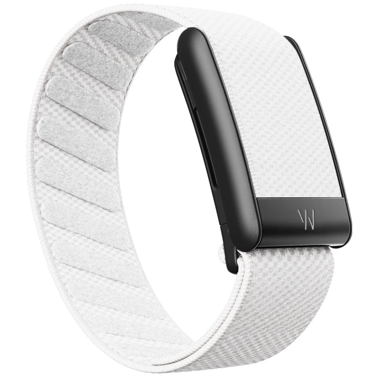 مناسبة لحزام معصمه Whoop 5.0، حزام بديل رياضي مرن منسوج من النايلون، شعار W معدني
