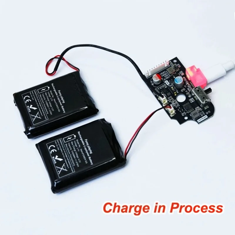 For SEGA Game Gear GG VA0/1/2/4/5 Retro Handheld Console 6100mAh Li-Polymer Battery Power Board Type-C Charging Mod Upgrade Kit
