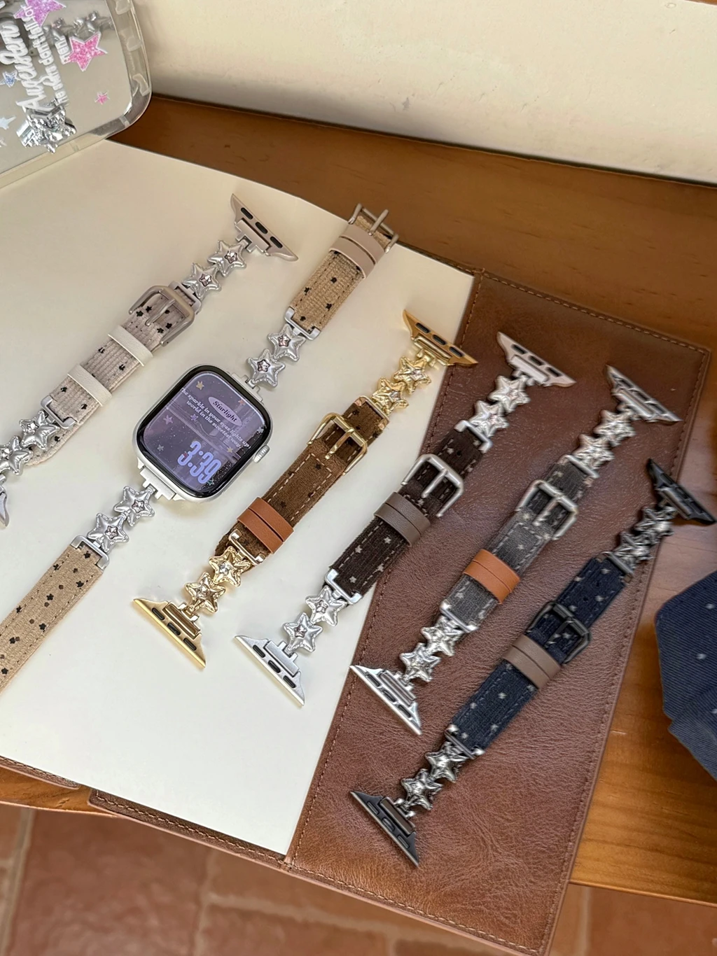 

Металлический вельветовый ремешок в корейском стиле для Apple Watch Series 8/7/6/10, 40 мм, 41 мм, 38 мм, 42 мм, 44 мм, 45 мм, 46 мм