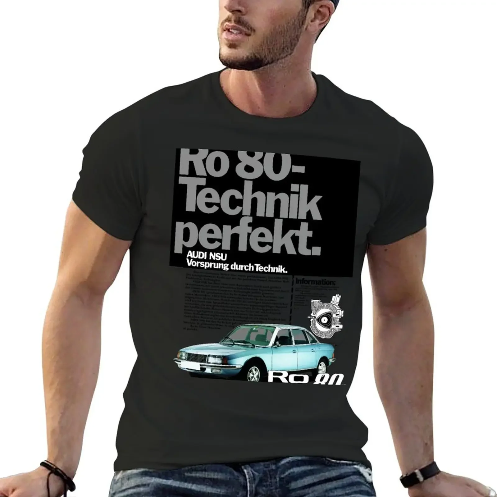 

NSU Ro80 T-Shirt anime figures sports fans hippie clothes cheap stuff men tshirt