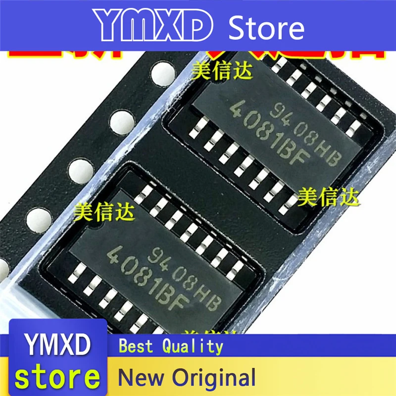 정품 4081BF TC4081BF 4 개, 2 입력 및 문짝 IC 패치, SOP14 미들 바디, 5.2mm 재고 재고, 로트당 10 개, 신제품