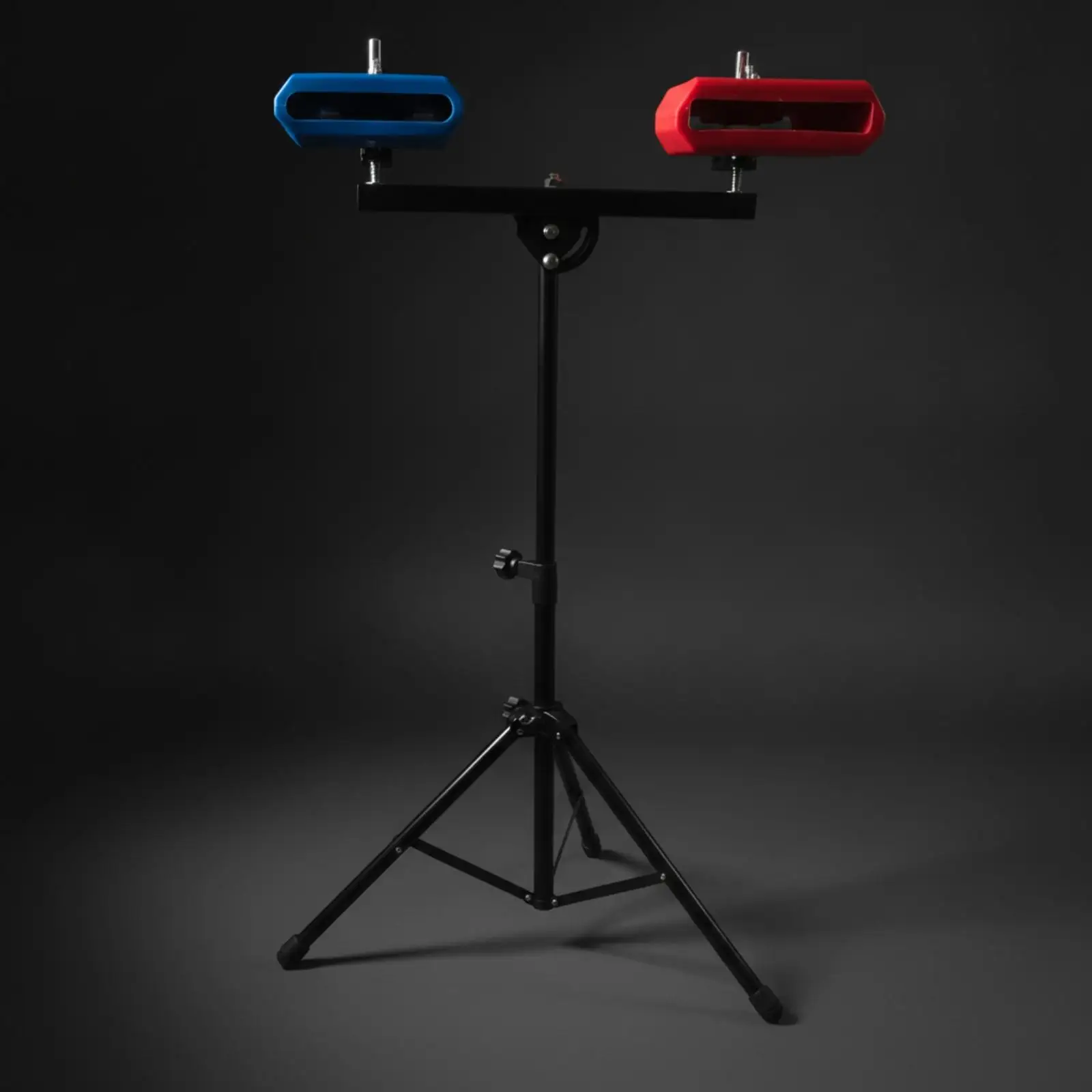 Cowbell with Adjustable Stand Freestanding Cowbell with Mounting Clamp Mountable