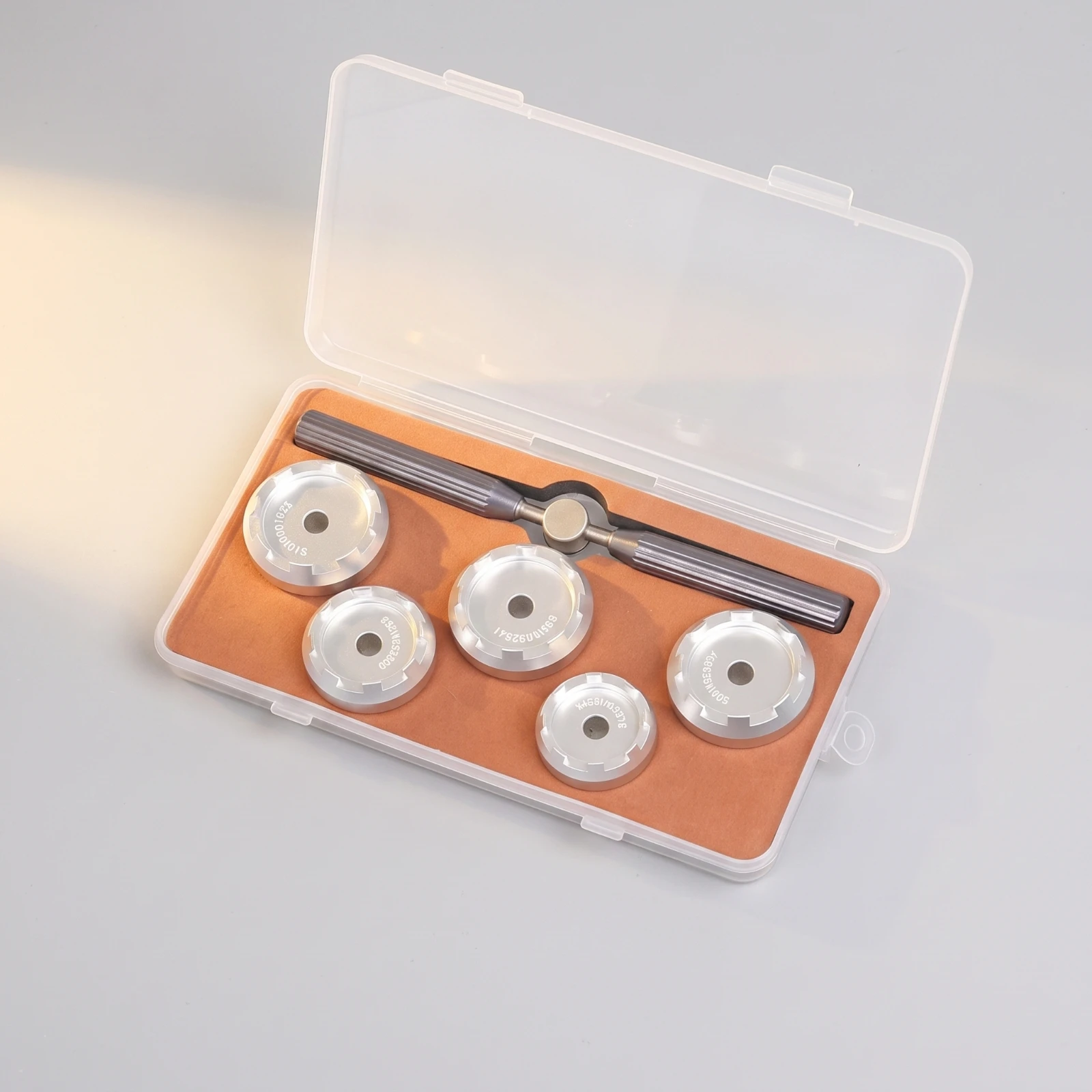 Watch Case Opener with Dies Professional Watch Case Opener Die Set Tool Precision Long-Lasting for Watchmakers, Repair Benches