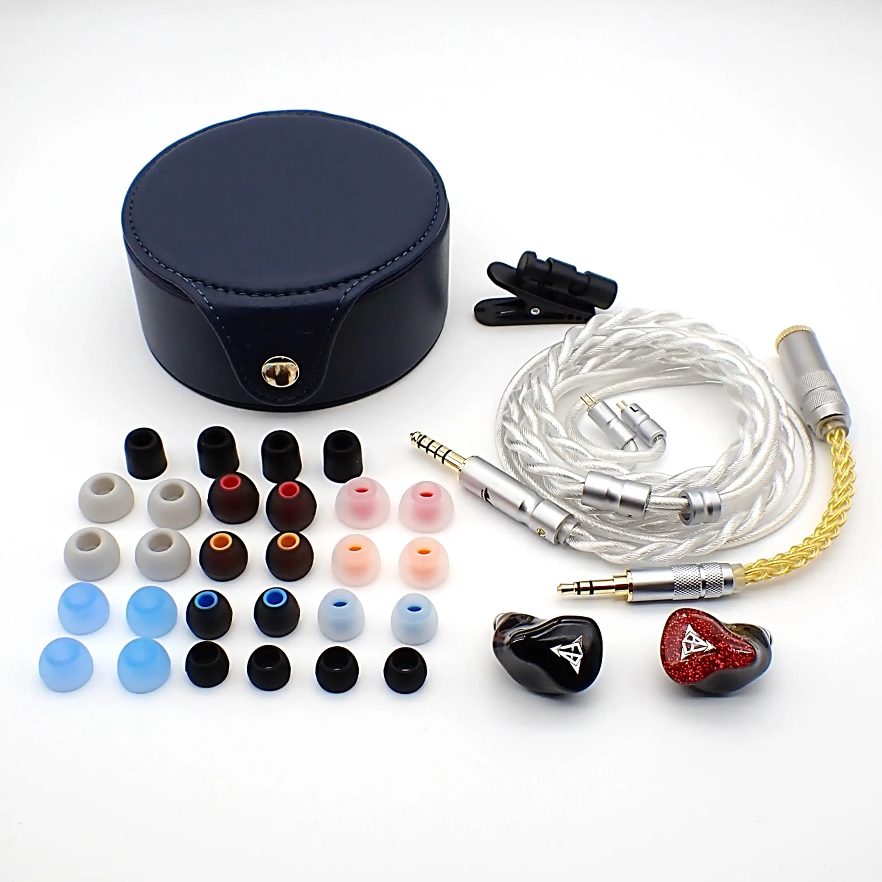 Hisenior Mega5Est Bass+ إصدار محدود 2EST + 2BA + 1DD Tribrid 5-Drivers Hybrid Audiophile Sub-bass IEM HiFi سماعة أذن داخل الأذن